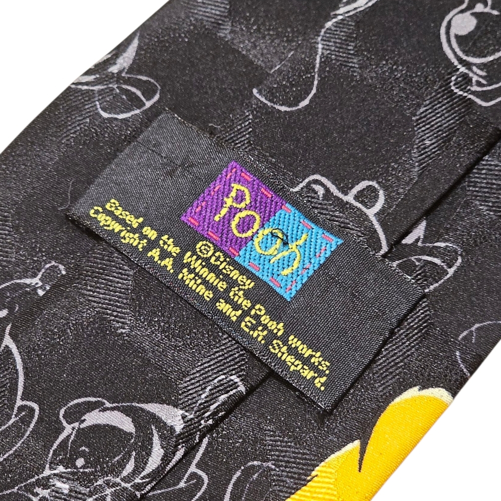 Winnie the Pooh Black and Orange Tie - Picture 10 of 11